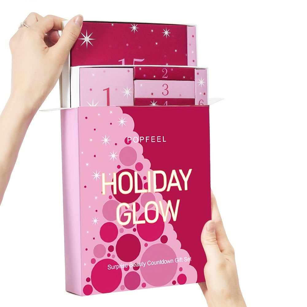 Damen 24 Tage Kosmetik Kollektion - Adventskalender Feiertags Make-up Kit