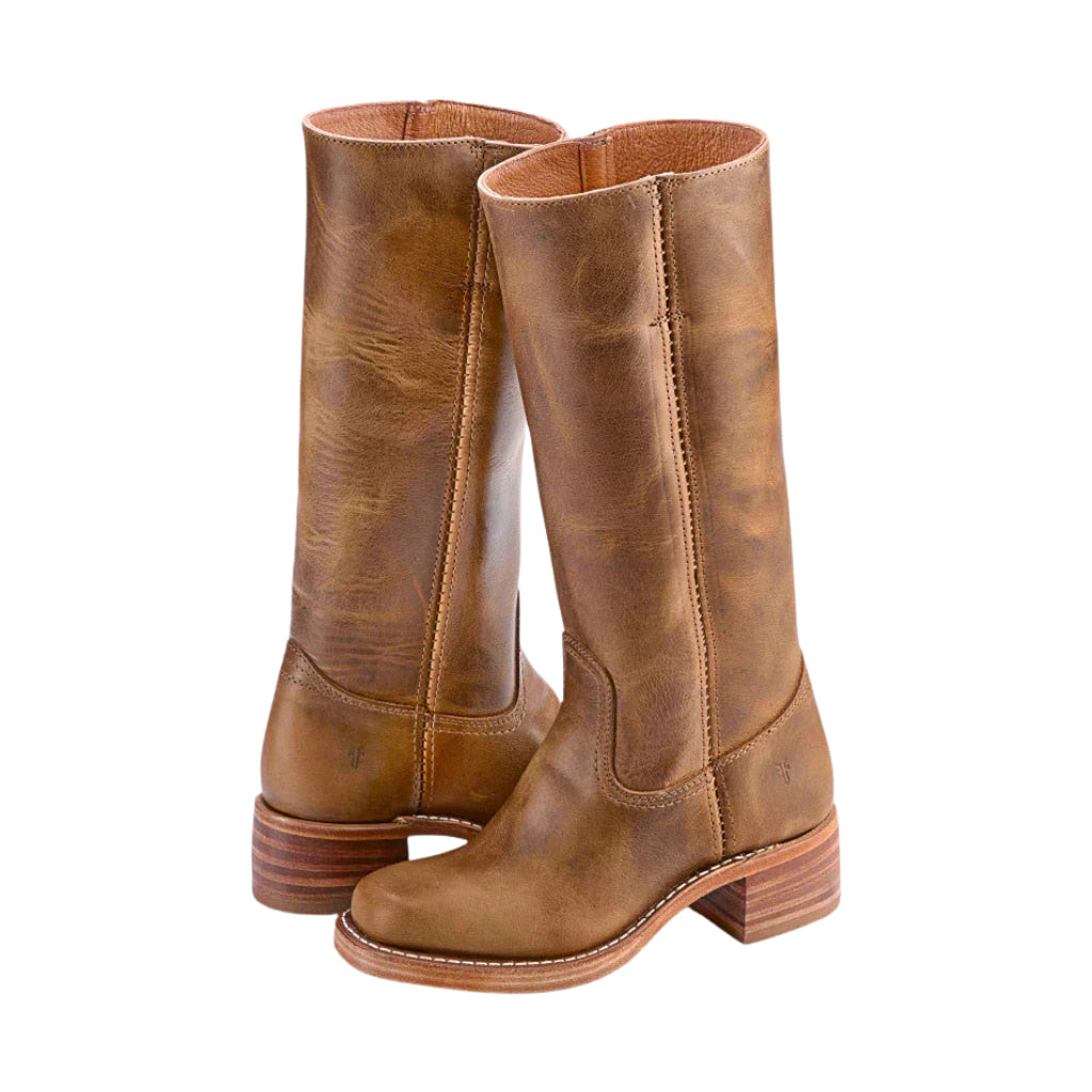 Damen Kniehohe Stiefel - Schlupfstil mit Spitzer Zehenpartie