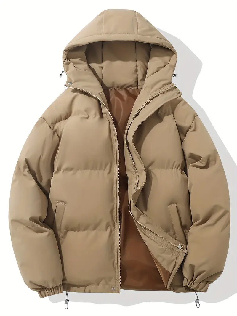 Damen Winter-Pufferjacke - Warme Kapuzen-Oberbekleidung