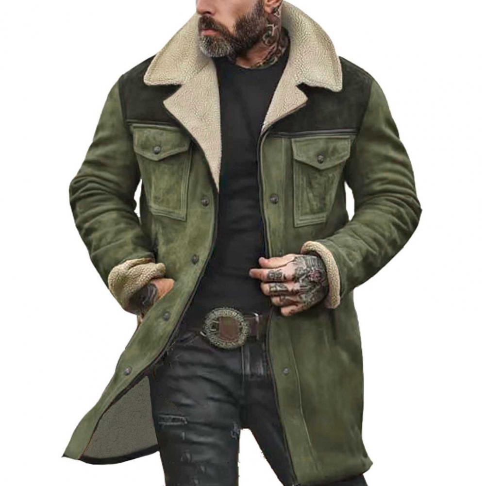 Herren Trenchcoat - Mittellang mit Knopf Taschen