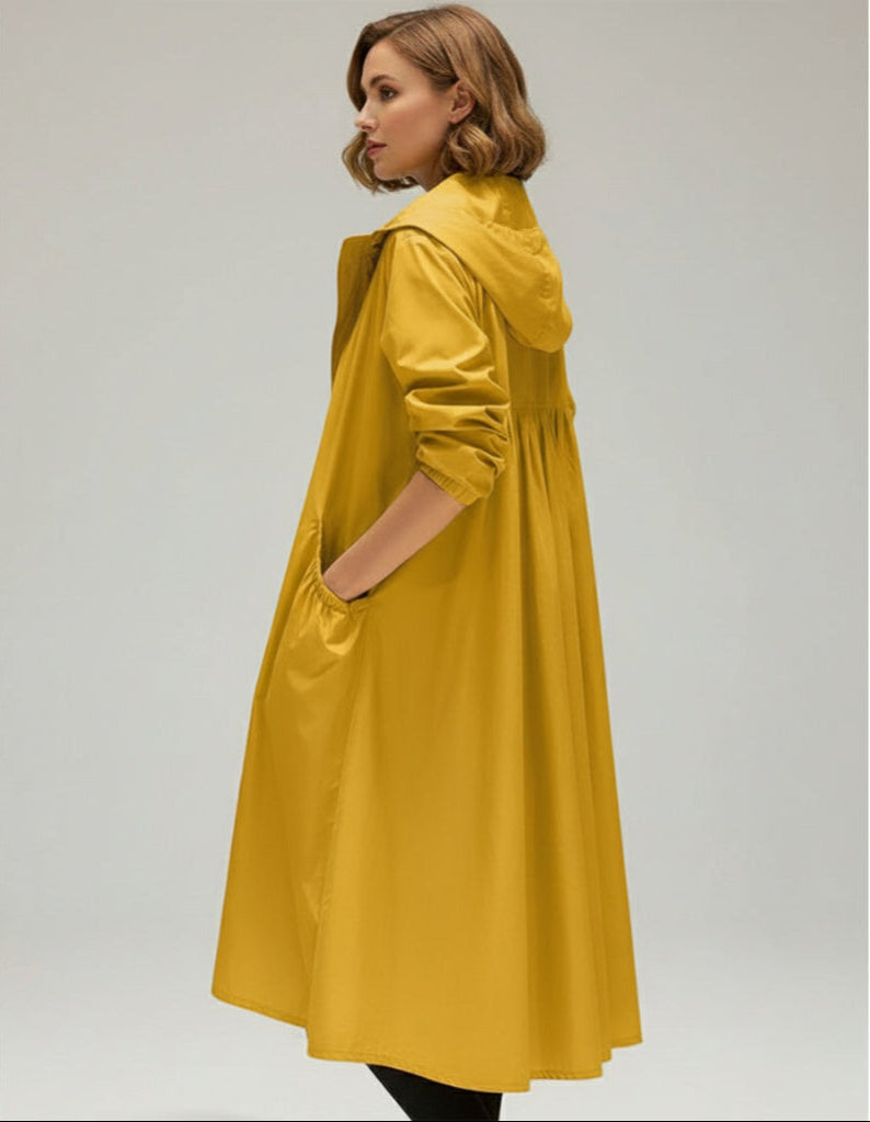 Damen Lange Wasserdichte Jacke - Warme Oberbekleidung