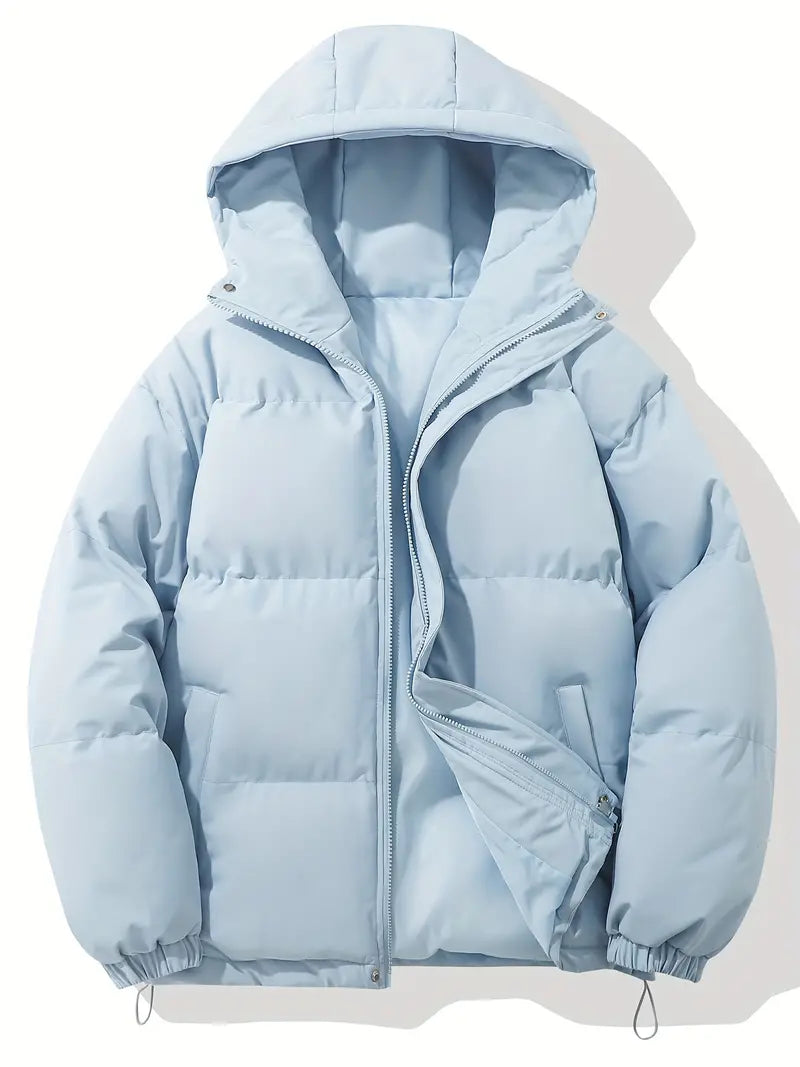 Damen Winter-Pufferjacke - Warme Kapuzen-Oberbekleidung