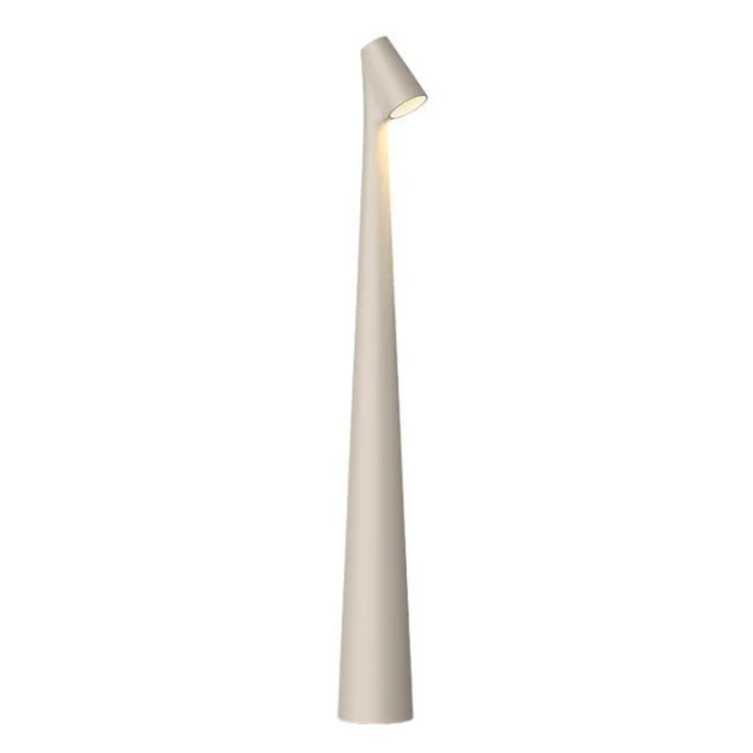 Minimalistische Hohe LED Tischleuchte - Kabellos & Wiederaufladbar