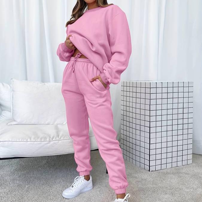 Damen Pullover & Jogger Set - Gemütlich und Stilvoll