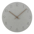 Minimalistische Große Wanduhr - Rund und Geräuschlos