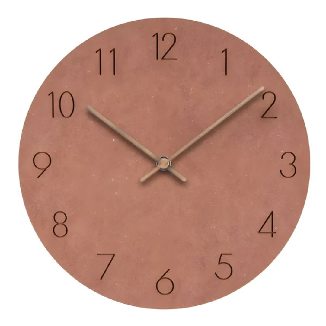 Minimalistische Große Wanduhr - Rund und Geräuschlos