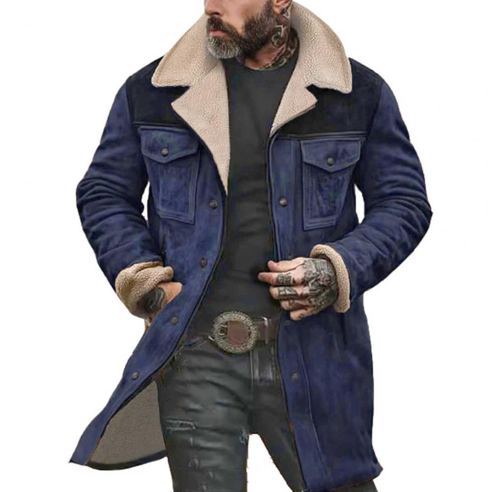 Herren Trenchcoat - Mittellang mit Knopf Taschen