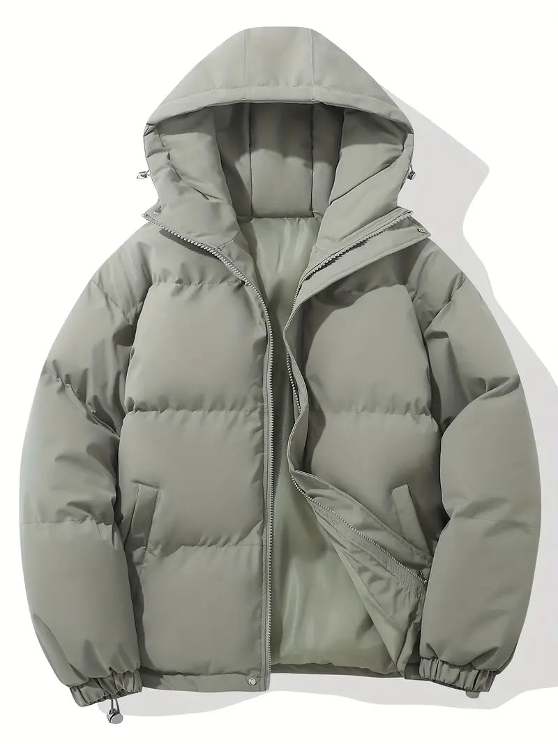 Damen Winter-Pufferjacke - Warme Kapuzen-Oberbekleidung