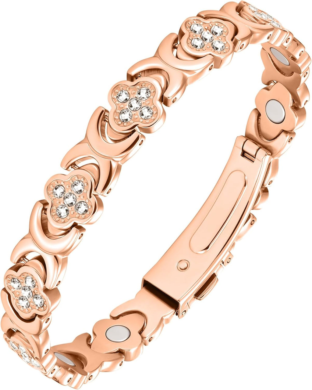 🔥Diystar® Copper Bracelets for Women. Pure Copper Magnetic Bracelet with 3800 Gauss Effective Magnets