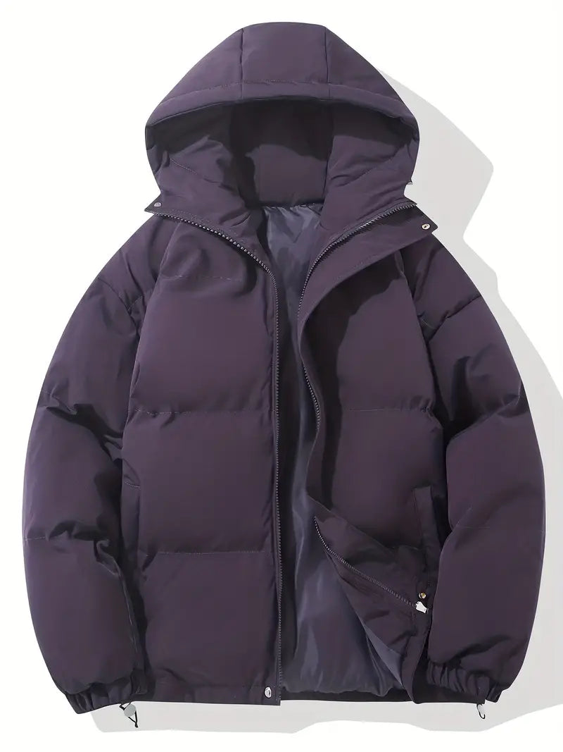 Damen Winter-Pufferjacke - Warme Kapuzen-Oberbekleidung