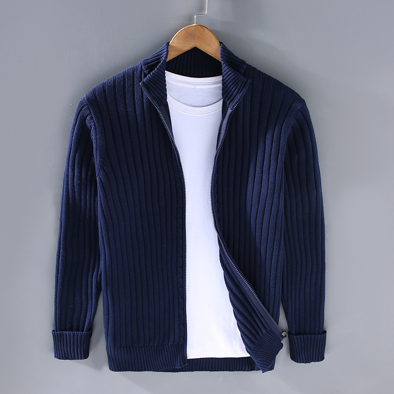 Stylischer Strickcardigan für Herren