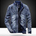 Herren Robuste Jeansjacke - Slim-Fit-Stil