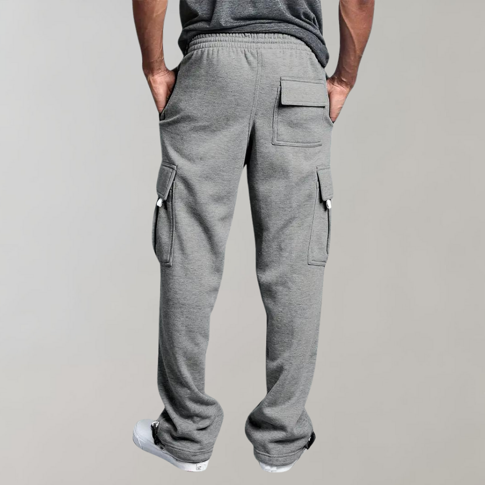 Herren Wide-Leg Cargo Joggers - Entspannte Passform mit Taschen