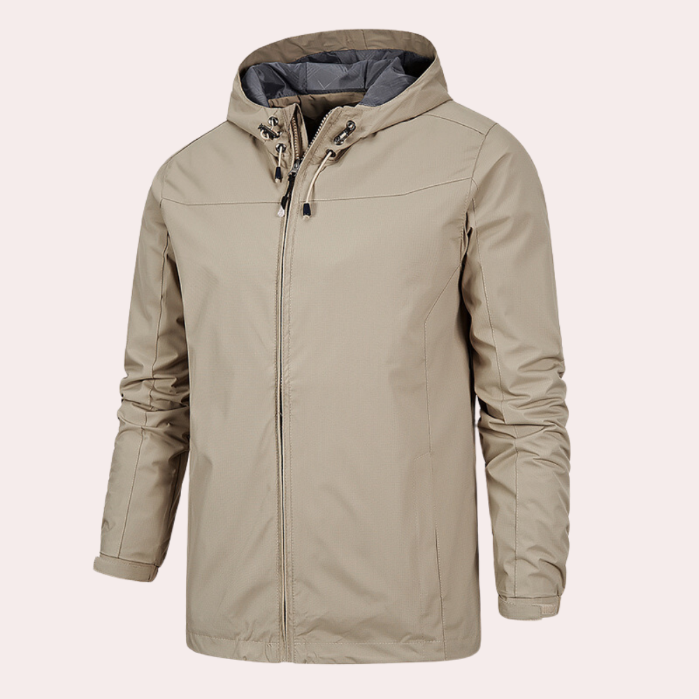 Herren Kapuzen-Windjacke - Bequeme Relaxed Fit