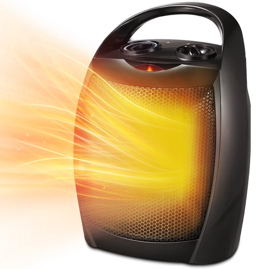 Tragbarer Elektrischer Raumheizer - mit Thermostat & Überhitzungsschutz