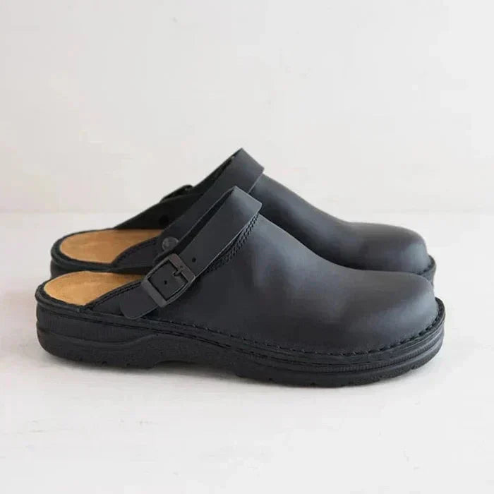 Herren Slip-On Clogs - Rückenfreier Stil mit Dicker Sohle
