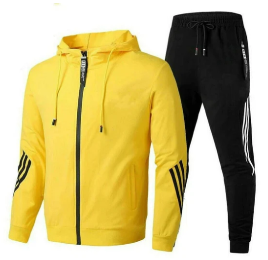 Herren Zweiteiliges Trainingsanzug-Set - Kapuzenpullover & Jogginghose