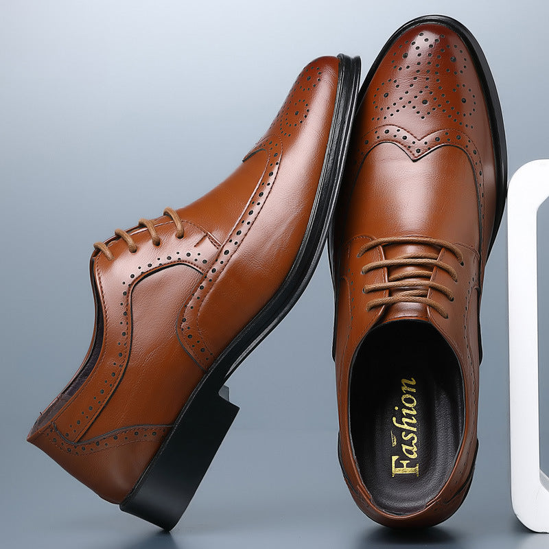 Herren Anzugschuh Oxford - Brogue Muster Klassisch