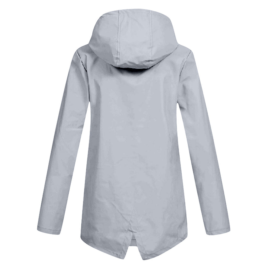 Damen Stilvolle Wasserdichte Jacke - Verstellbare Kapuzenfunktion