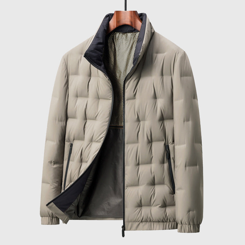 Herren Kastenstepp-Pufferjacke - Leicht & Wasserfest