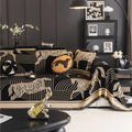 Pferde-Jacquard Decke – Boho-Sofa-Überwurf mit Fransen