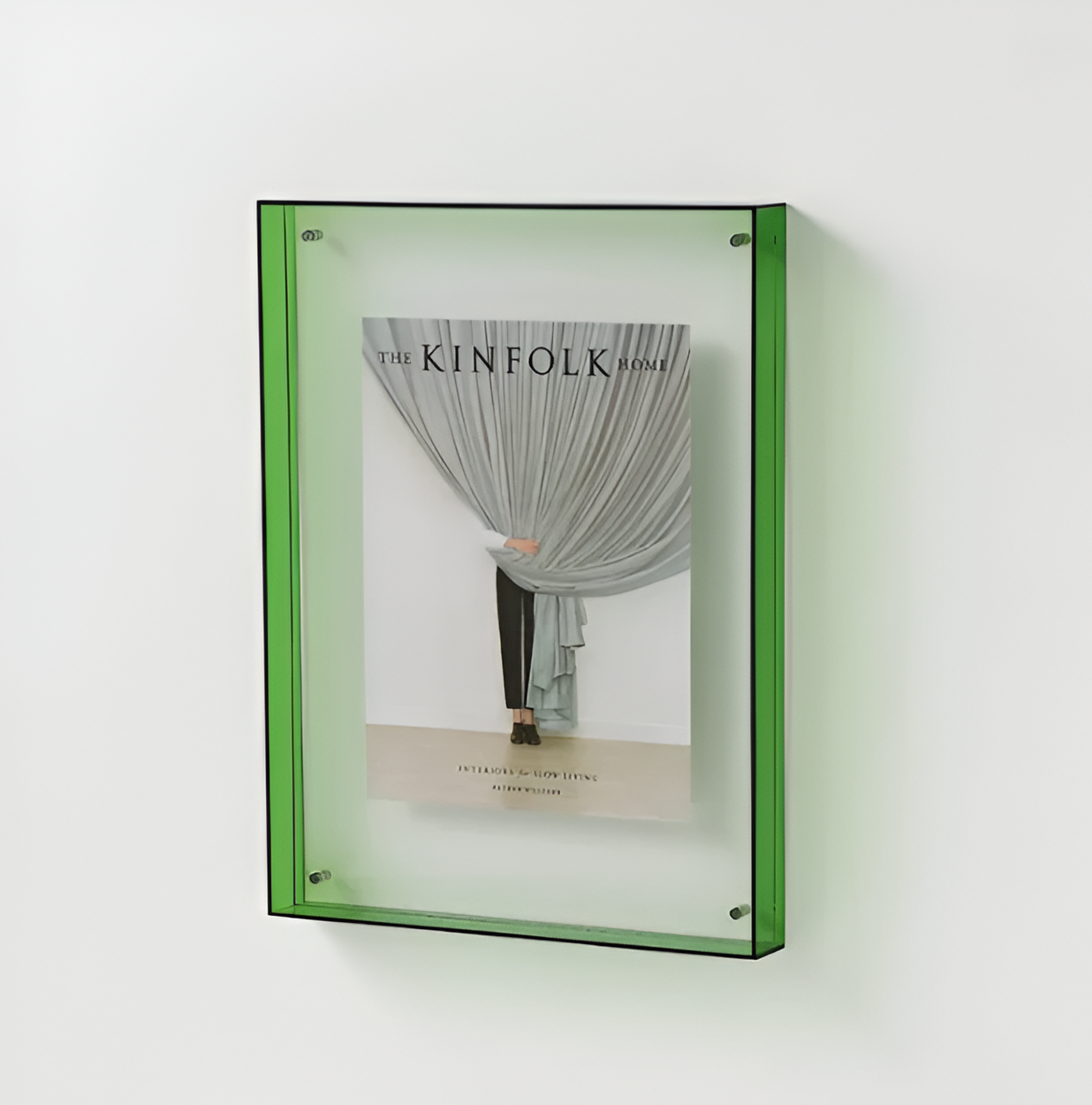 Transparenter Wand-Fotorahmen - Horizontale & Vertikale Unterstützung