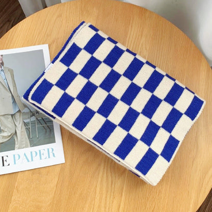 Unisex Oversize Schal - Kariertes Design