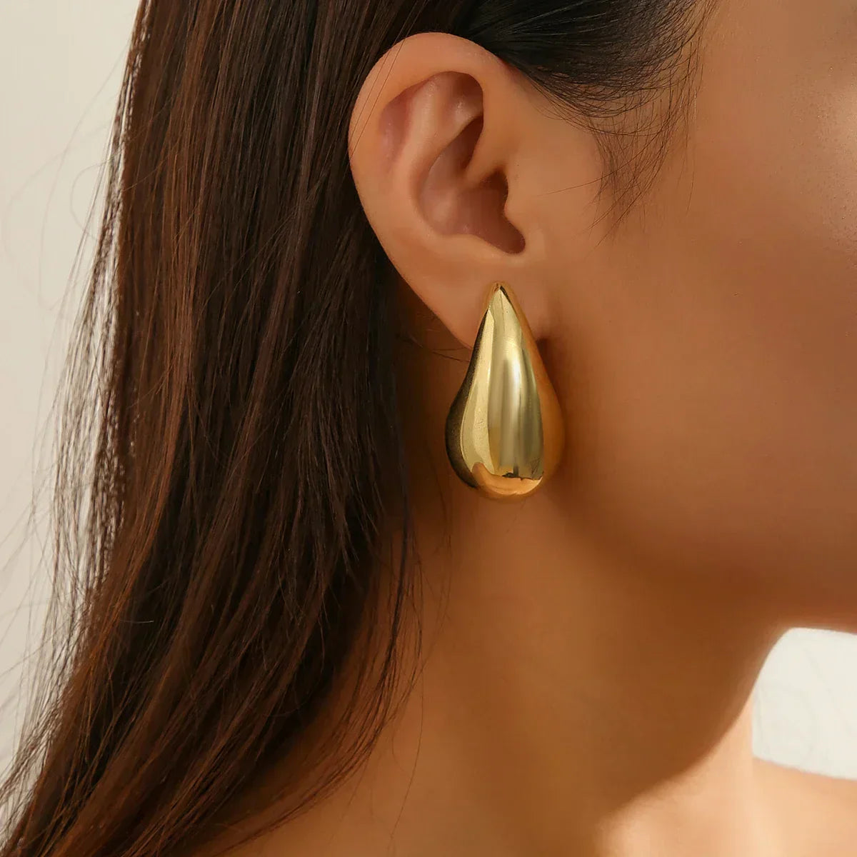Damen Ohrringe Tropfenform - Chunky Statement Ohrschmuck