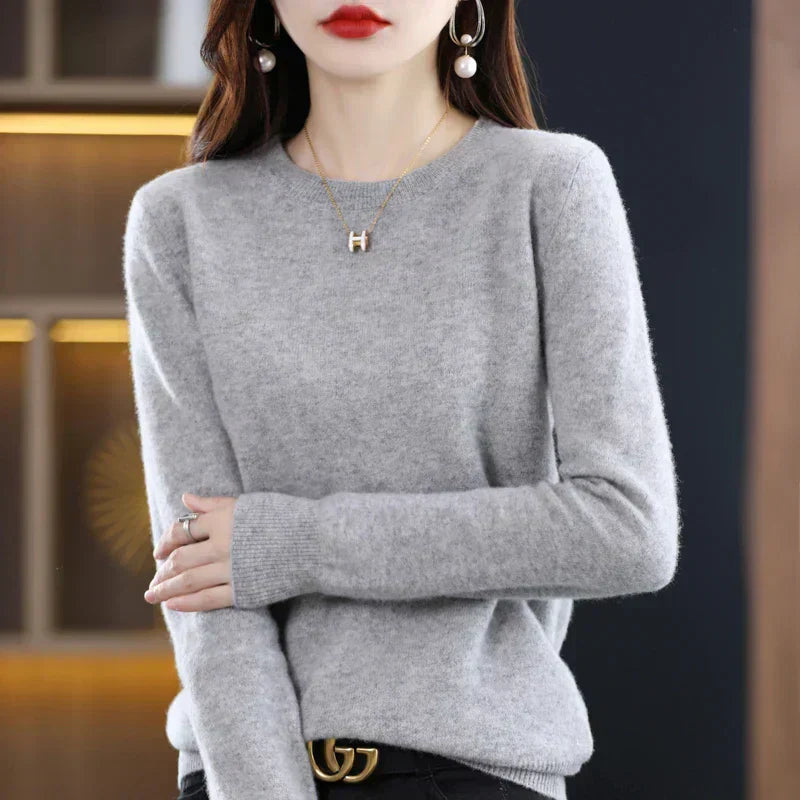 Damen Winter Pullover – Kaschmir-Mischung & Entspannte Passform