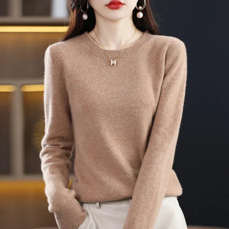 Damen Winter Pullover – Kaschmir-Mischung & Entspannte Passform