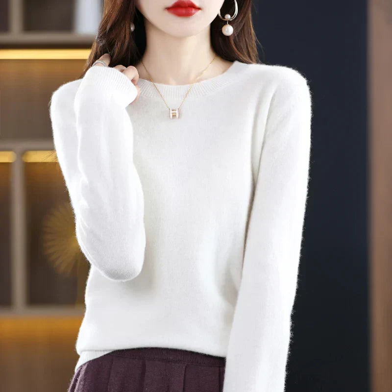 Damen Winter Pullover – Kaschmir-Mischung & Entspannte Passform