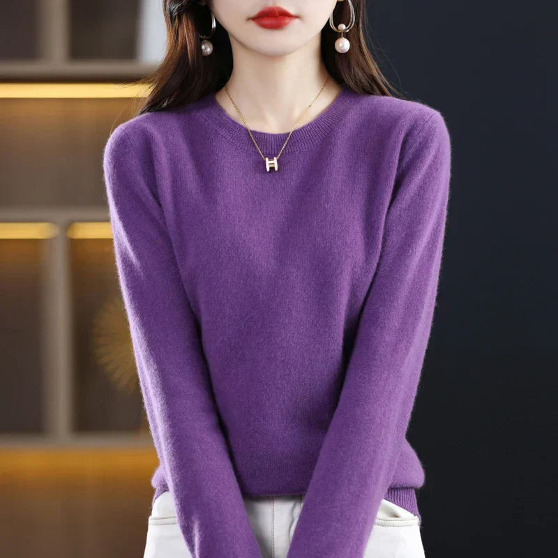 Damen Winter Pullover – Kaschmir-Mischung & Entspannte Passform