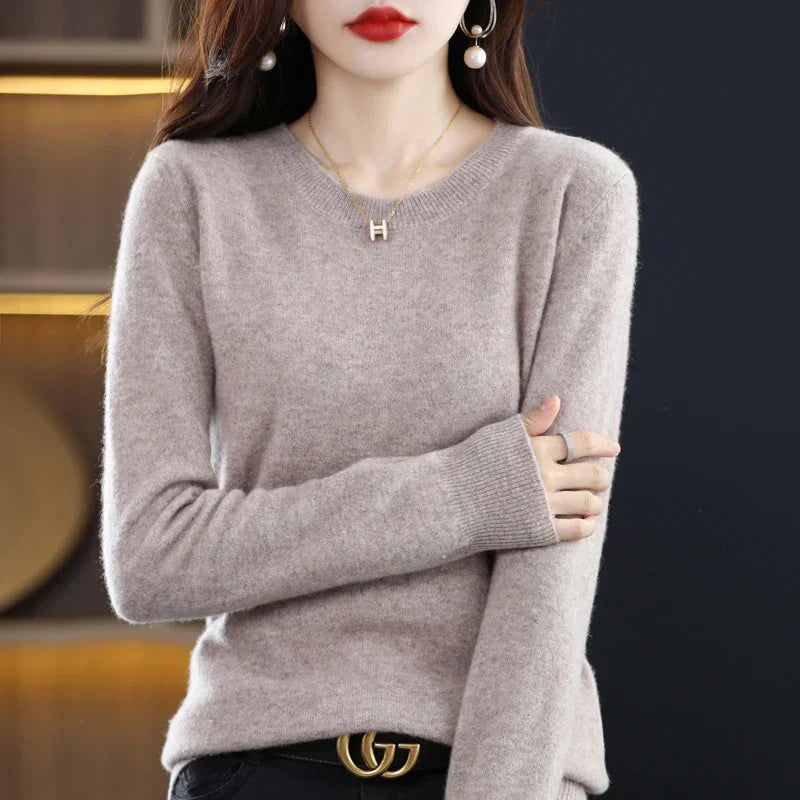 Damen Winter Pullover – Kaschmir-Mischung & Entspannte Passform