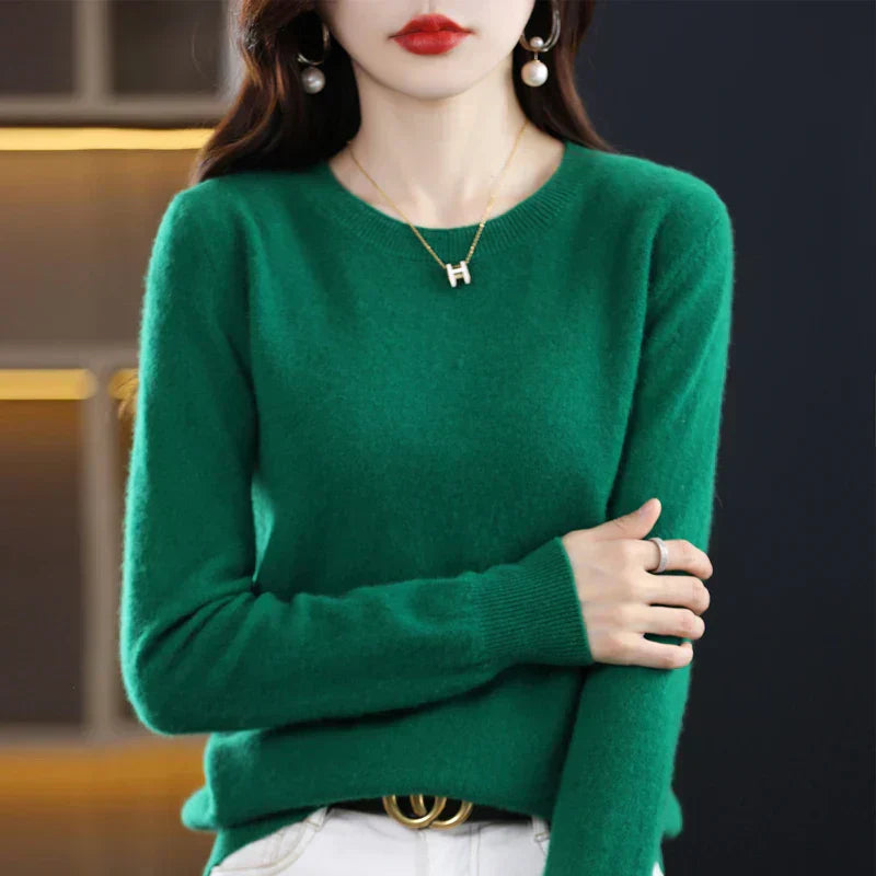 Damen Winter Pullover – Kaschmir-Mischung & Entspannte Passform