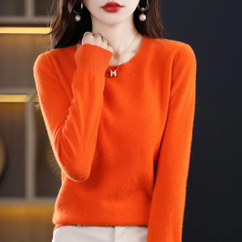 Damen Winter Pullover – Kaschmir-Mischung & Entspannte Passform