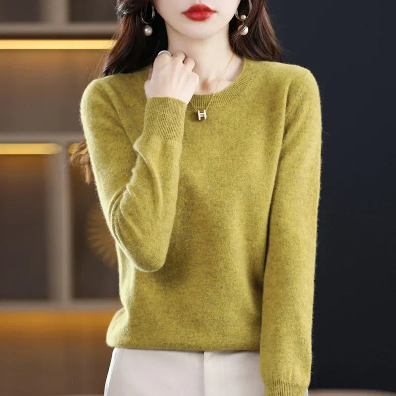 Damen Winter Pullover – Kaschmir-Mischung & Entspannte Passform