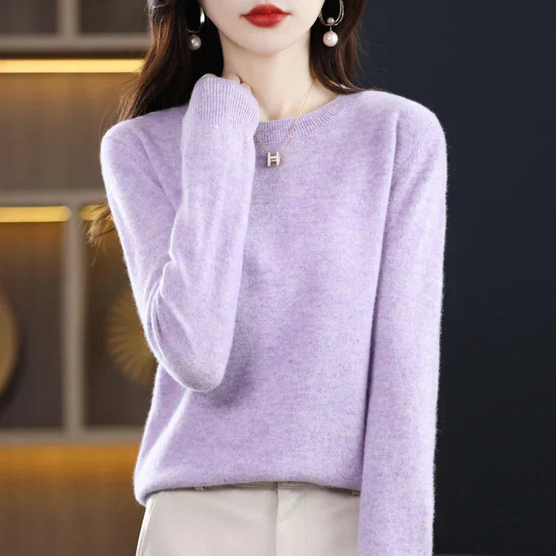 Damen Winter Pullover – Kaschmir-Mischung & Entspannte Passform