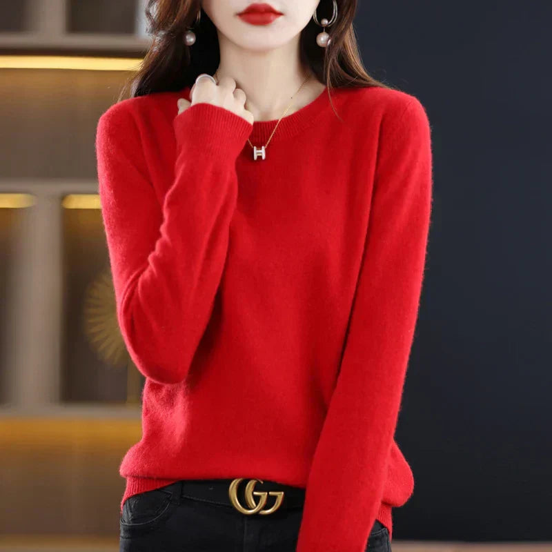 Damen Winter Pullover – Kaschmir-Mischung & Entspannte Passform