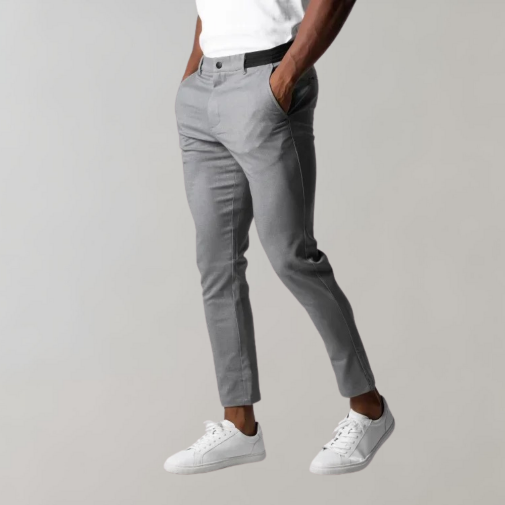 Herren Knöchellange Arbeitshosen - Slim Fit & Schlupfstil