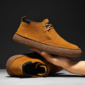 Herren Mid-Top Schnürschuh - Strukturierte Sohle Freizeit