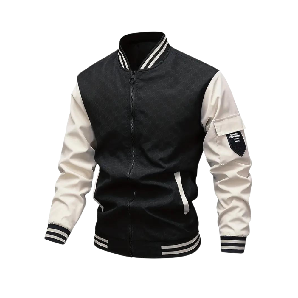 Herren Varsity Bomberjacke - Zweifarbig & Leicht