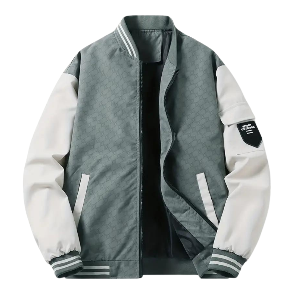 Herren Varsity Bomberjacke - Zweifarbig & Leicht