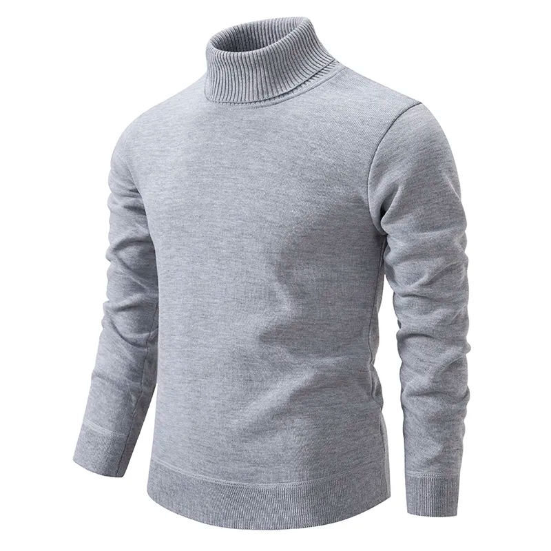 Stilvoller Rollkragenpullover für Herren