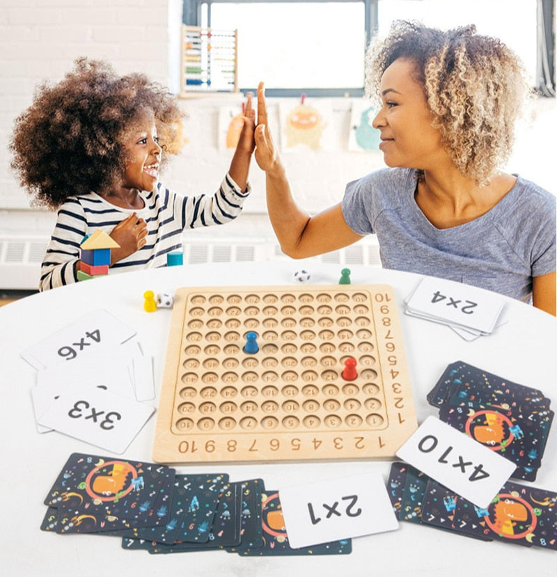 Einmaleins Lernspiel - lustiges Rechen-Brettspiel für Kinder