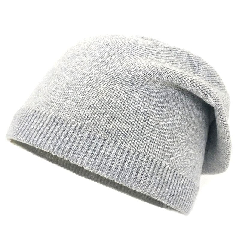 Leichte Gerippte Gestrickte Mütze - Weich & Slouchy