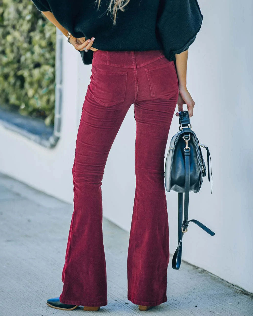 Damen Schlagjeans - High-Rise & Komfort-Passform