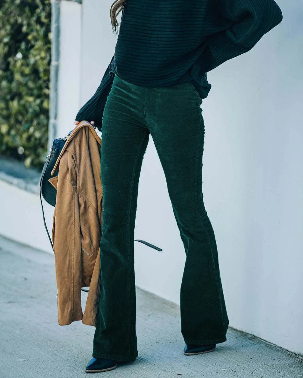 Damen Schlagjeans - High-Rise & Komfort-Passform