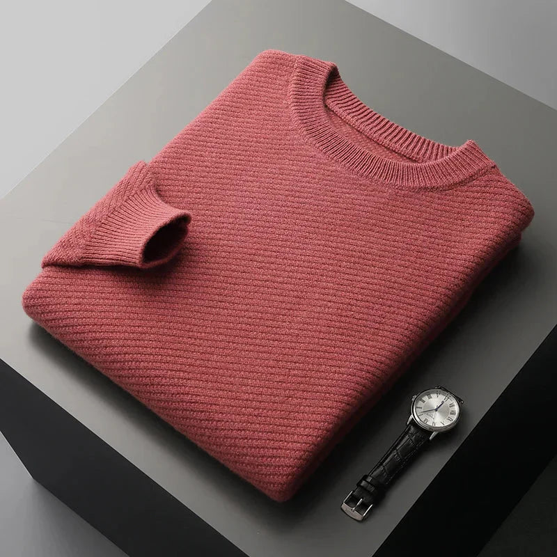 Herren Strickpullover – Rundhals