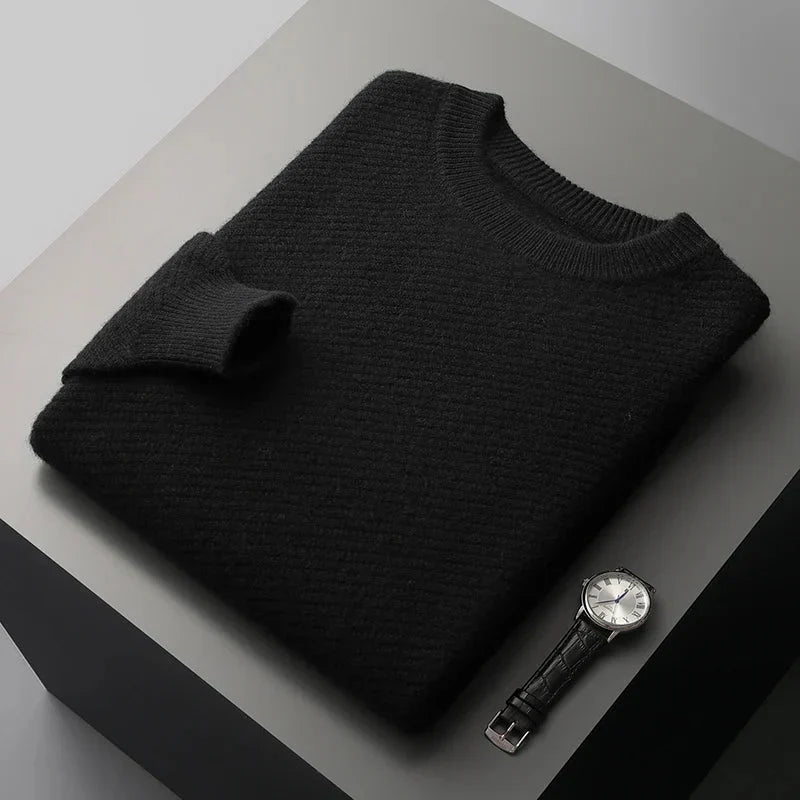 Herren Strickpullover – Rundhals