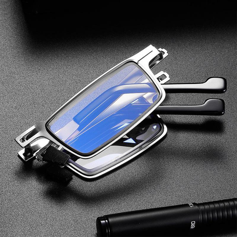 Foldable Reading Glasses  Lightweight Titanium Frame Blue Light Blocking - Product detail 4